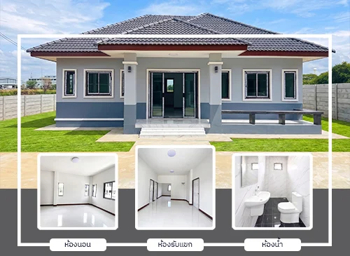 บ้านเดี่ยว หมู่บ้านพร้อมสุขการ์เด้นโฮม3