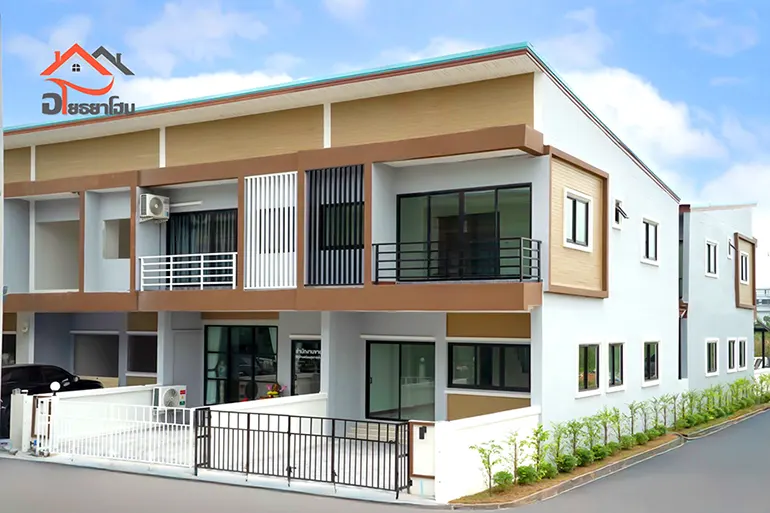ทาวน์โฮม หมู่บ้านพร้อมสุขการ์เด้นโฮม3 อุทัย